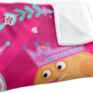 LOGOVISION Peppa Pig Peppa Suzy Candy Friends Kids Silky Touch Blanket, 36 x 58 - 3