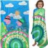 LOGOVISION Peppa Pig World is an Adventure Peppa and George Kids Silky Touch Blanket, 36 x 58 - 1