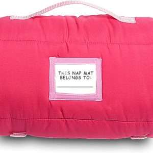 NoJo Peppa Pig I'm so Happy Toddler Nap Mat - Includes Attached Pillow and Fleece Blanket - 6