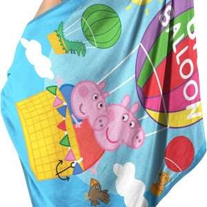 Northwest Peppa Pig Micro Raschel Throw Blanket, 46 x 60, Big Balloon - 4