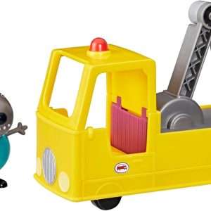 Peppa Pig Granddad Dog's Tow Truck Construction Vehicle and Figure Set, Preschool Toys for Boys and Girls 3 Years and Up - 1