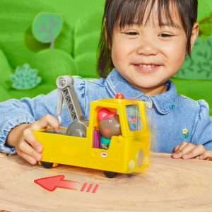 Peppa Pig Granddad Dog's Tow Truck Construction Vehicle and Figure Set, Preschool Toys for Boys and Girls 3 Years and Up - 8