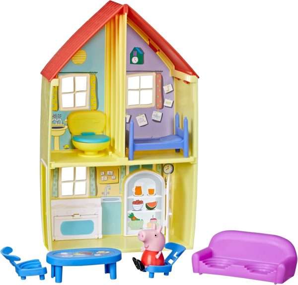 Peppa Pig Peppa’s Adventures Family House Playset, Includes Figure and 6 Fun Accessories, Preschool Toy for Ages 3 Up - 1
