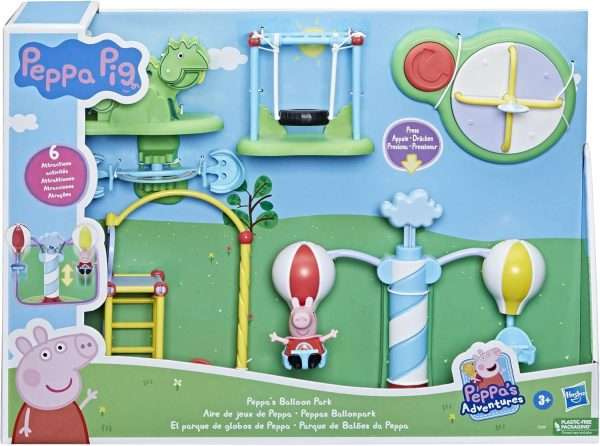 Peppa Pig Peppa’s Adventures Peppa’s Balloon Park Preschool Toy, Playset Perfect for Easter Basket Stuffers, Great Gifts Toys for Kids (Amazon Exclusive) - 3