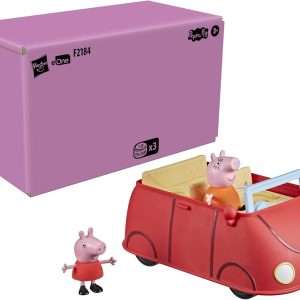 Peppa Pig Peppa’s Adventures Peppa’s Family Red Car Preschool Toy, Speech and Sound Effects, Includes 2 Figures, for Ages 3 and Up - 2