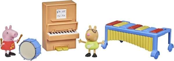 Peppa Pig Peppa's Adventures Peppa's Making Music Fun Preschool Toy, 2 Figures and 3 Accessories, Back to School Gifts for Kids, Ages 3+ - 1