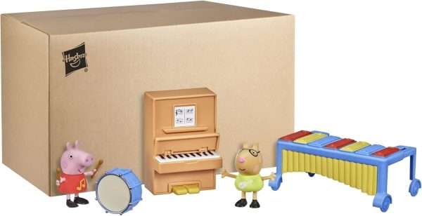 Peppa Pig Peppa's Adventures Peppa's Making Music Fun Preschool Toy, 2 Figures and 3 Accessories, Back to School Gifts for Kids, Ages 3+ - 2