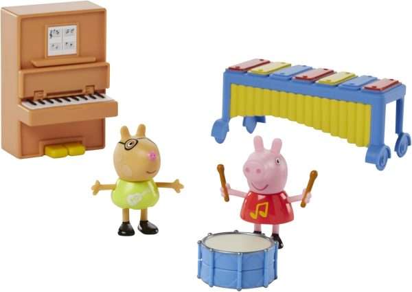 Peppa Pig Peppa's Adventures Peppa's Making Music Fun Preschool Toy, 2 Figures and 3 Accessories, Back to School Gifts for Kids, Ages 3+ - 3