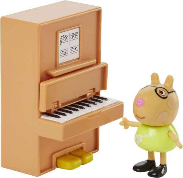 Peppa Pig Peppa's Adventures Peppa's Making Music Fun Preschool Toy, 2 Figures and 3 Accessories, Back to School Gifts for Kids, Ages 3+ - 4