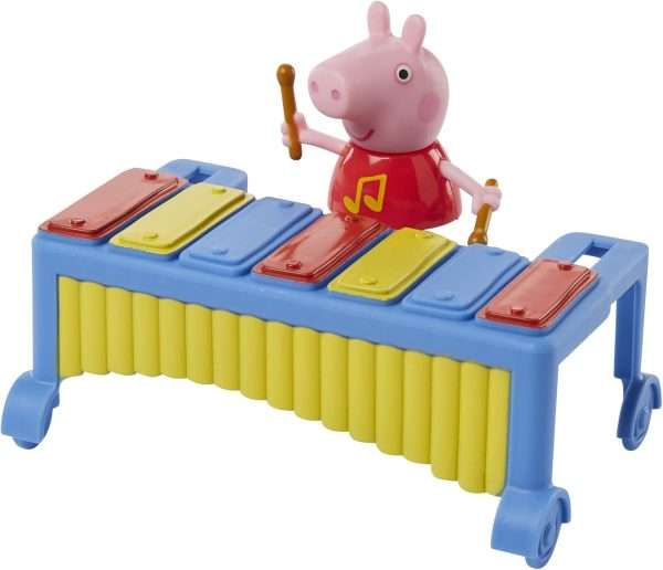 Peppa Pig Peppa's Adventures Peppa's Making Music Fun Preschool Toy, 2 Figures and 3 Accessories, Back to School Gifts for Kids, Ages 3+ - 7