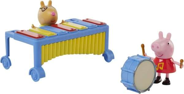 Peppa Pig Peppa's Adventures Peppa's Making Music Fun Preschool Toy, 2 Figures and 3 Accessories, Back to School Gifts for Kids, Ages 3+ - 9