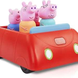 Peppa Pig's Clever Car Interactive Pre-School Toy With Lights And Sounds - Self Driving - Plays Peppa Music And Talks - Motorized Vehicle With Collision Avoidance Sensors– Red - 1