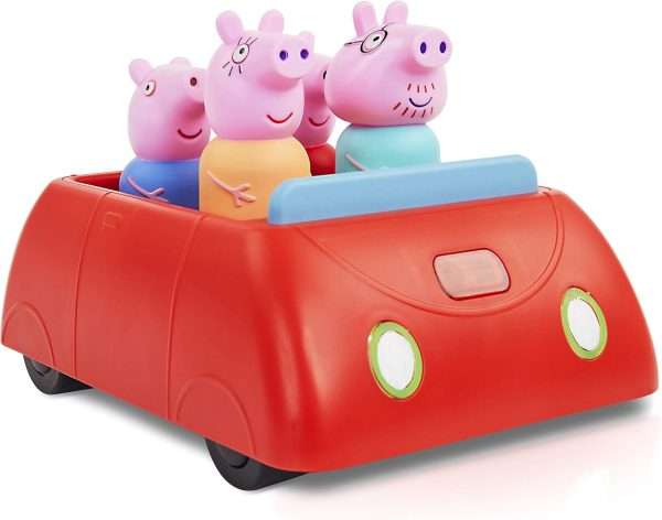 Peppa Pig's Clever Car Interactive Pre-School Toy With Lights And Sounds - Self Driving - Plays Peppa Music And Talks - Motorized Vehicle With Collision Avoidance Sensors– Red - 1