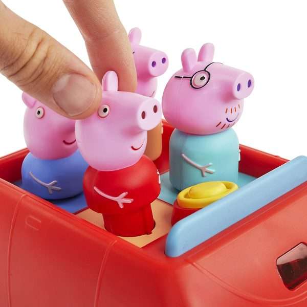 Peppa Pig's Clever Car Interactive Pre-School Toy With Lights And Sounds - Self Driving - Plays Peppa Music And Talks - Motorized Vehicle With Collision Avoidance Sensors– Red - 4
