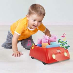 Peppa Pig's Clever Car Interactive Pre-School Toy With Lights And Sounds - Self Driving - Plays Peppa Music And Talks - Motorized Vehicle With Collision Avoidance Sensors– Red - 6