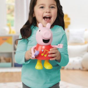 PEPPA PIG Talk & Sing Peppa Doll, Musical Toy with 50+ Sounds, Phrases, and Songs, Preschool Toys, Kids, Ages 3+ - 5