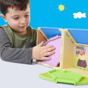 Peppa Pig Peppa's Pop-Open Playgroup Playset with Figure, Preschool Toys for Girls and Boys, Kids, Ages 3+ - 6