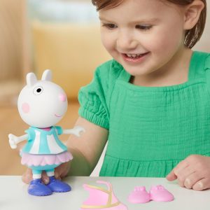 Peppa Pig Suzy Sheep-Up Figure with 6 Easy-On Fashion Accessories, 6-Inch Doll, Preschool Toys for Girls and Boys 3 and Up - 4