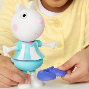 Peppa Pig Suzy Sheep-Up Figure with 6 Easy-On Fashion Accessories, 6-Inch Doll, Preschool Toys for Girls and Boys 3 and Up - 6