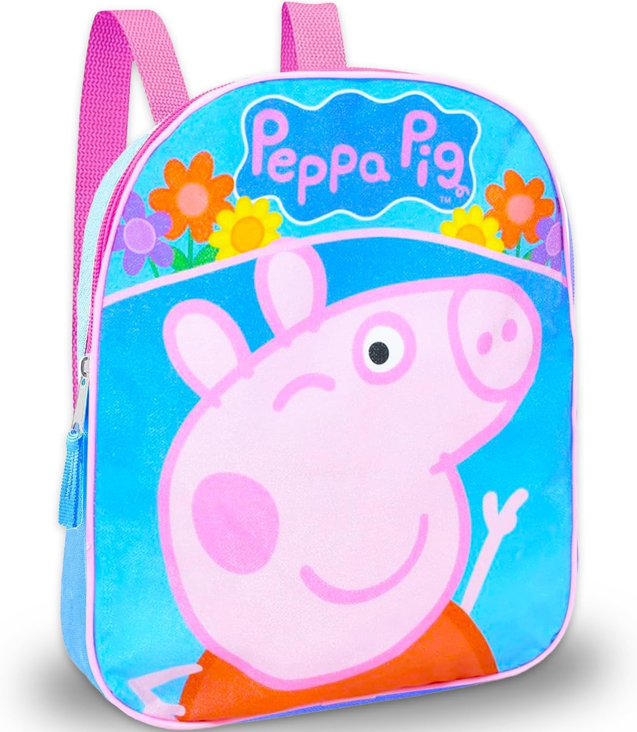 Peppa Pig Mini Backpack for Girls - Bundle with 11 School Bag for Preschool Students Plus Stickers, More - Peppa Pig Bakcpack School Supplies - 2