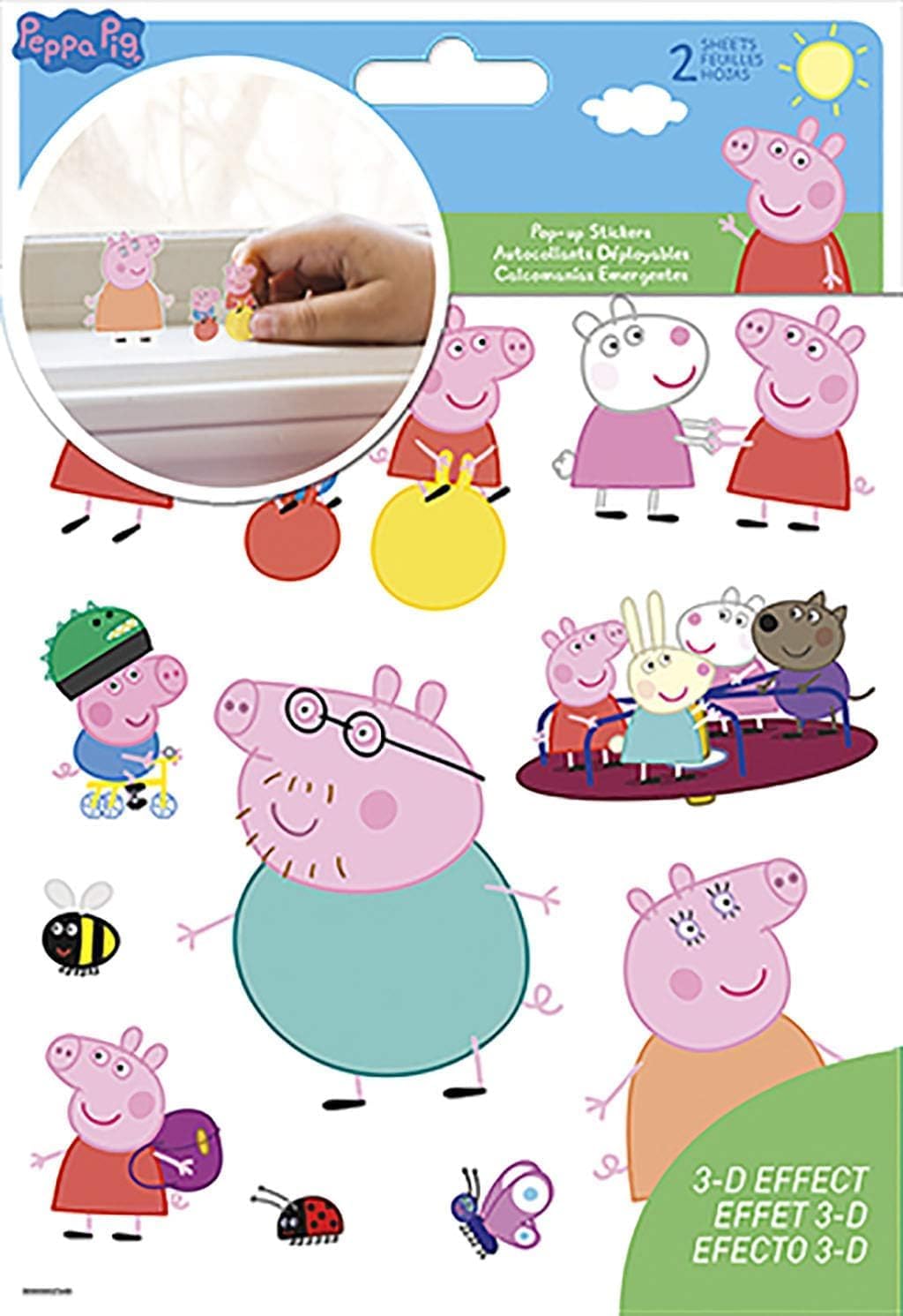 Peppa Pig Mini Backpack for Girls - Bundle with 11 School Bag for Preschool Students Plus Stickers, More - Peppa Pig Bakcpack School Supplies - 6