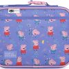 Simple Modern Peppa Pig Kids Lunch Box for School - Reusable Insulated Lunch Bag for Toddler, Girl, and Boy - Meal Containers with Exterior & Interior Pockets - Hadley Collection - Peppa Pig Bubbles - 1