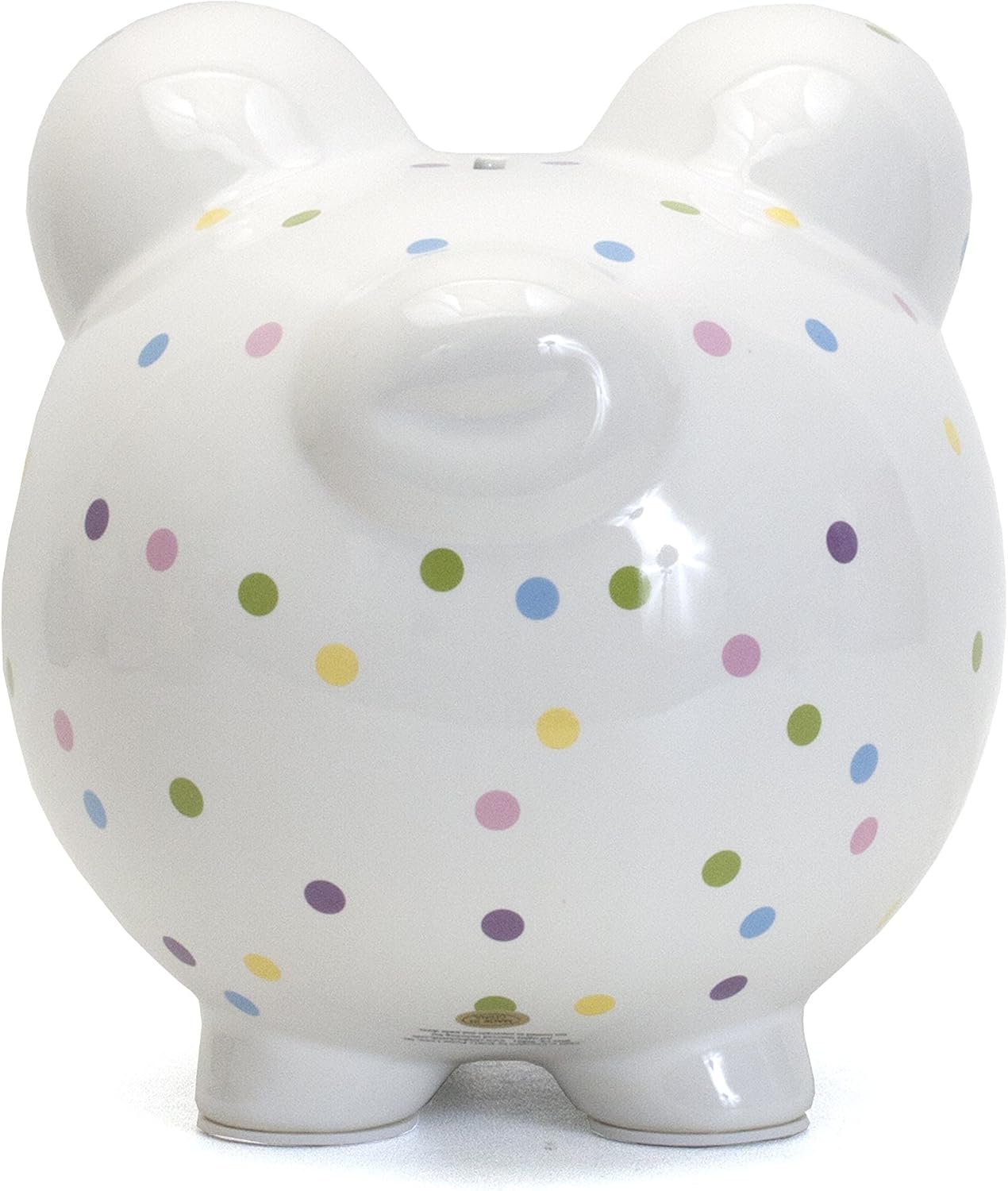 Child to Cherish Ceramic Piggy Bank for Girls, Confetti Multi - 3