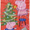 LOGOVISION Peppa Pig Blanket, 36x58 Christmas Fun Fleece Blanket - 1