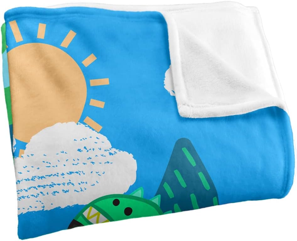 LOGOVISION Peppa Pig Kids Silky Touch Blanket, 50"x60" World is an Adventure Peppa and George - Image 3