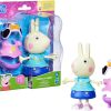 Peppa Pig Rebecca Rabbit Dress-Up Figure with 6 Easy-On Fashion Accessories, 6-Inch Doll, Preschool Toys for Girls and Boys 3 and Up - 1