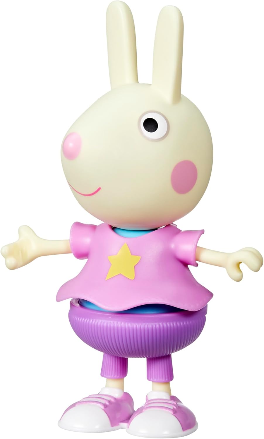 Peppa Pig Rebecca Rabbit Dress-Up Figure with 6 Easy-On Fashion Accessories, 6-Inch Doll, Preschool Toys for Girls and Boys 3 and Up - Image 5