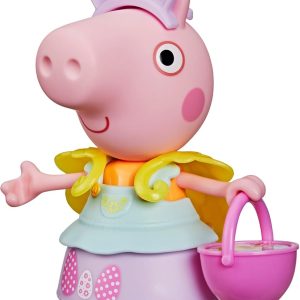 Peppa Pig Springtime Dress-Up Figure with 6 Easy-On Fashion Accessories, 6-Inch Doll, Easter Gift for Kids, Preschool Toys for Girls and Boys 3 and Up - 1