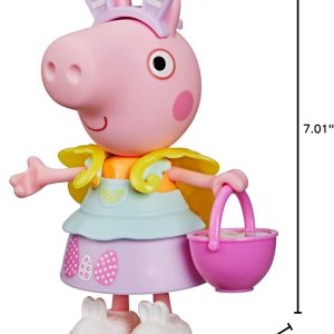 Alternative view of Peppa Pig Springtime Dress-Up Figure with 6 Easy-On Fashion Accessories, 6-Inch Doll, Easter Gift for Kids, Preschool Toys for Girls and Boys 3 and Up