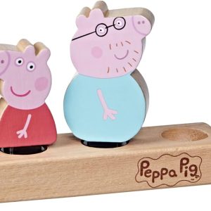 Peppa Pig Toys Wooden Family Figures Made from Responsibly Sourced Wood for 2 Year Old Girls and Boys and Up (Amazon Exclusive) - 1