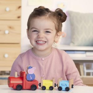 Alternative view of Peppa Pig Toys Wooden Toy Train Made from Responsibly Sourced Wood, Wooden Toys for 2 Year Old Girls and Boys and Up (Amazon Exclusive)