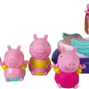 Tomy Toomies Peppa Pig Peppa’s House Bath Toy Playset – Bath Time Water Play Activity Center – Baby and Toddler Bath Toys for 18 Months and Up - 1