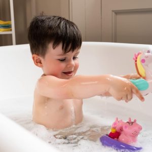 Alternative view of Tomy Toomies Peppa Pig Peppa’s House Bath Toy Playset – Bath Time Water Play Activity Center – Baby and Toddler Bath Toys for 18 Months and Up