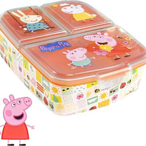 Alternative view of Peppa Pig Lunch Box Set for Kids | Adventure with George Pig, Rebecca Rabbit, Suzy Sheep | Carry Peppa's Adventure