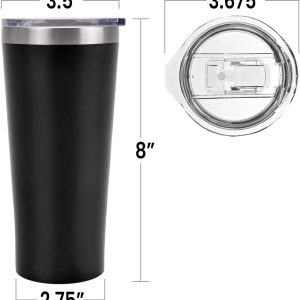 Alternative view of Peppa Pig OFFICIAL Peppa And Friends Pencil Pattern 20 oz Travel Tumbler, Stainless Steel, Vacuum Insulated with Leak Resistant Slide-Lock Lid