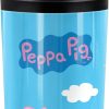 Peppa Pig OFFICIAL Peppa And George Sunny Day 18 oz Insulated Water Bottle, Leak Resistant, Vacuum Insulated Stainless Steel with 2-in-1 Loop Cap - 1