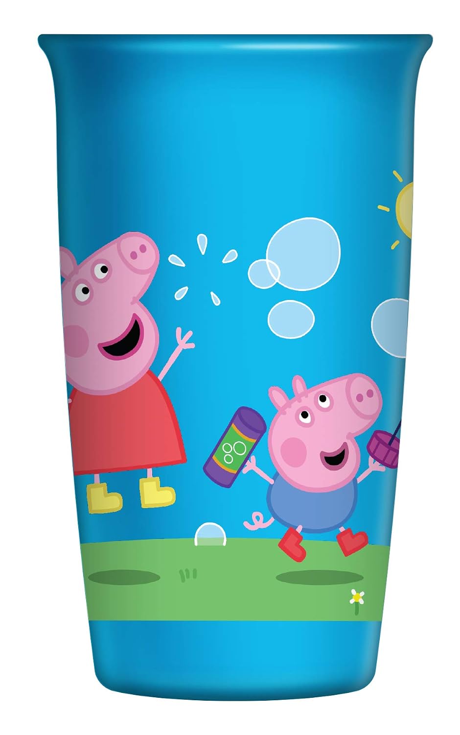 Playtex Sipsters Stage 2 360 Degree Peppa Pig Spill-Proof, Leak-Proof, Break-Proof Spoutless Cup for Girls, 10 Ounce - 2 Piece Cup with lid - Image 4