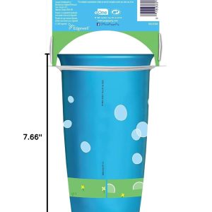 Alternative view of Playtex Sipsters Stage 2 360 Degree Peppa Pig Spill-Proof, Leak-Proof, Break-Proof Spoutless Cup for Girls, 10 Ounce - 2 Piece Cup with lid