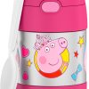 THERMOS FUNTAINER Insulated Food Jar, 10 Ounce, Kid Friendly Food Jar with Foldable Spoon, Peppa Pig - 1